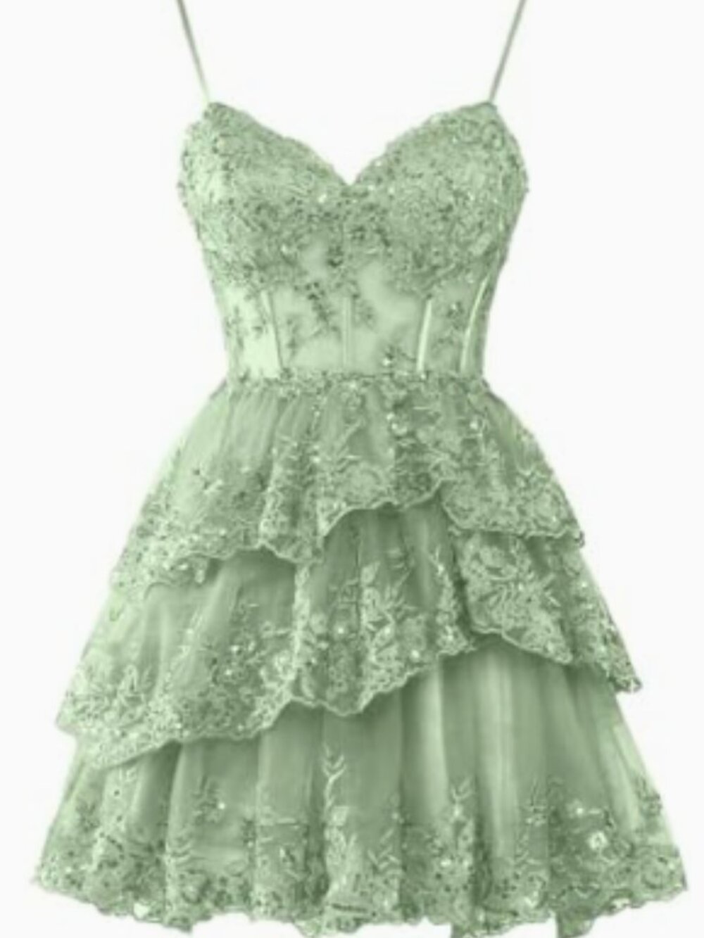 Off Shoulder Lace Sparkly Tulle Homecoming Dress Short 2026 Corset Tiered Formal